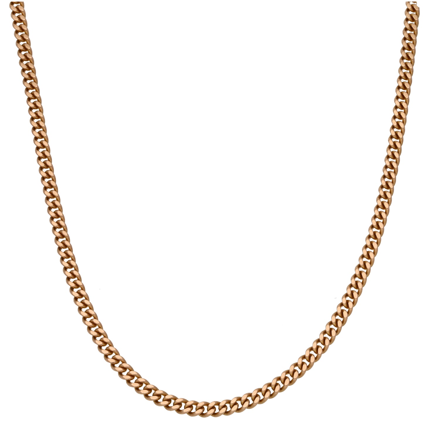 9ct Gold Curb Chain 26"