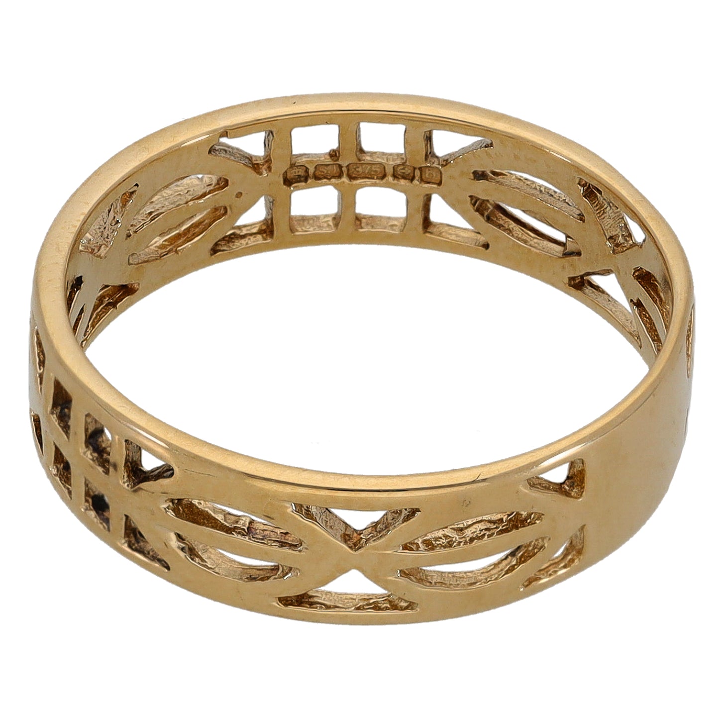 9ct Gold Alternative Ring Size P