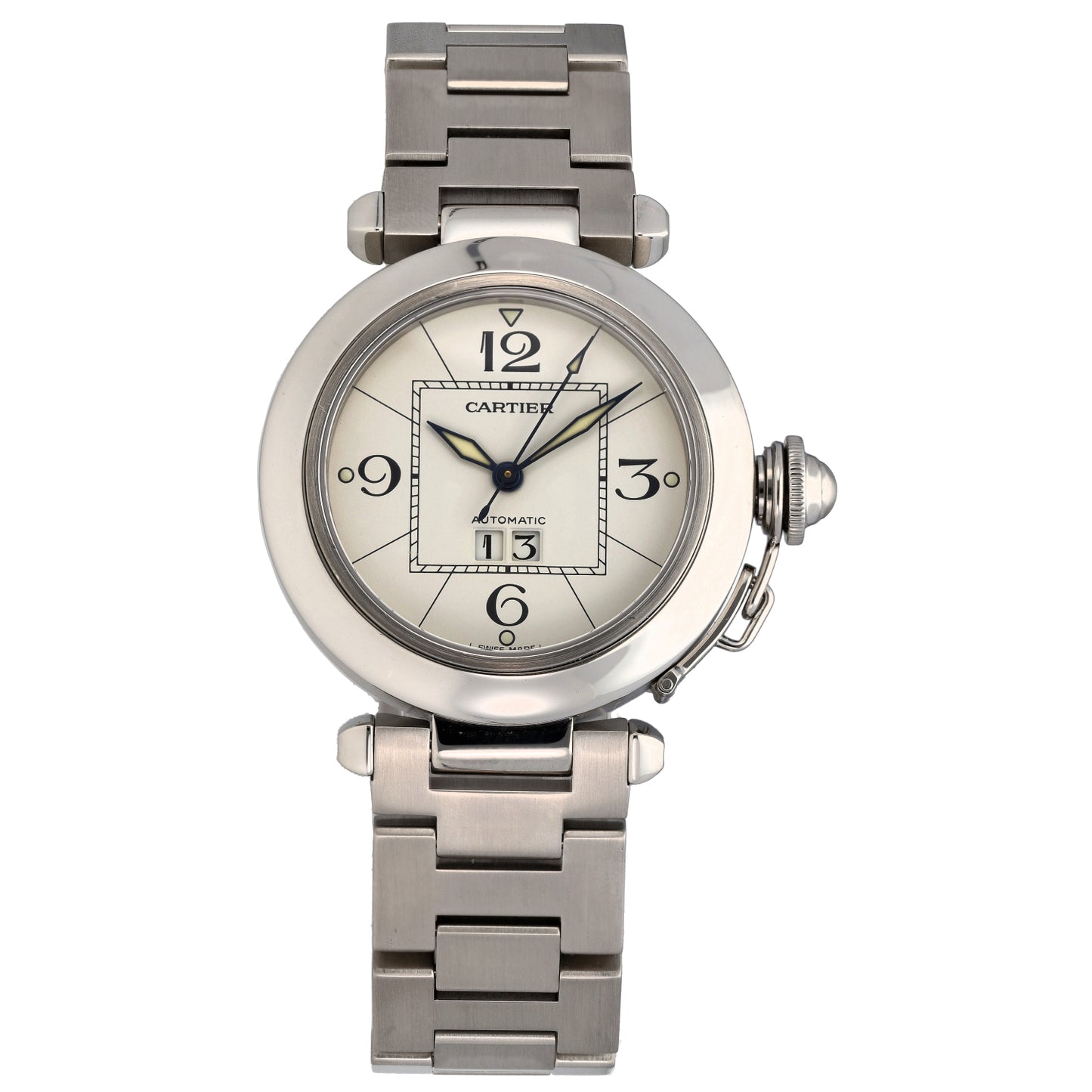 Cartier Pasha 2475 35mm Stainless Steel Watch