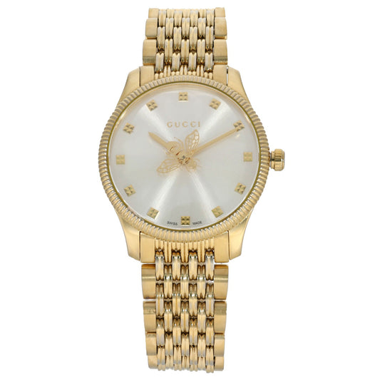 Gucci 126.5 G-Timeless 29mm Gold Plated Stainless Steel Watch