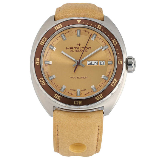 Hamilton American Classic Pan-Europ Day Date H354350 42mm Stainless Steel Watch