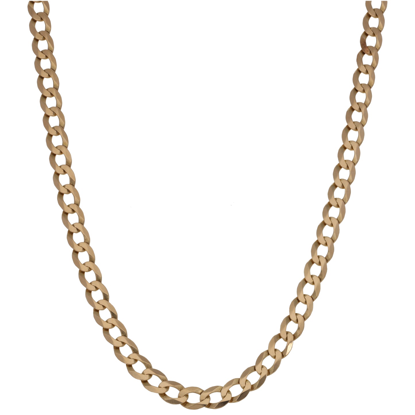 9ct Gold Curb Chain 20"