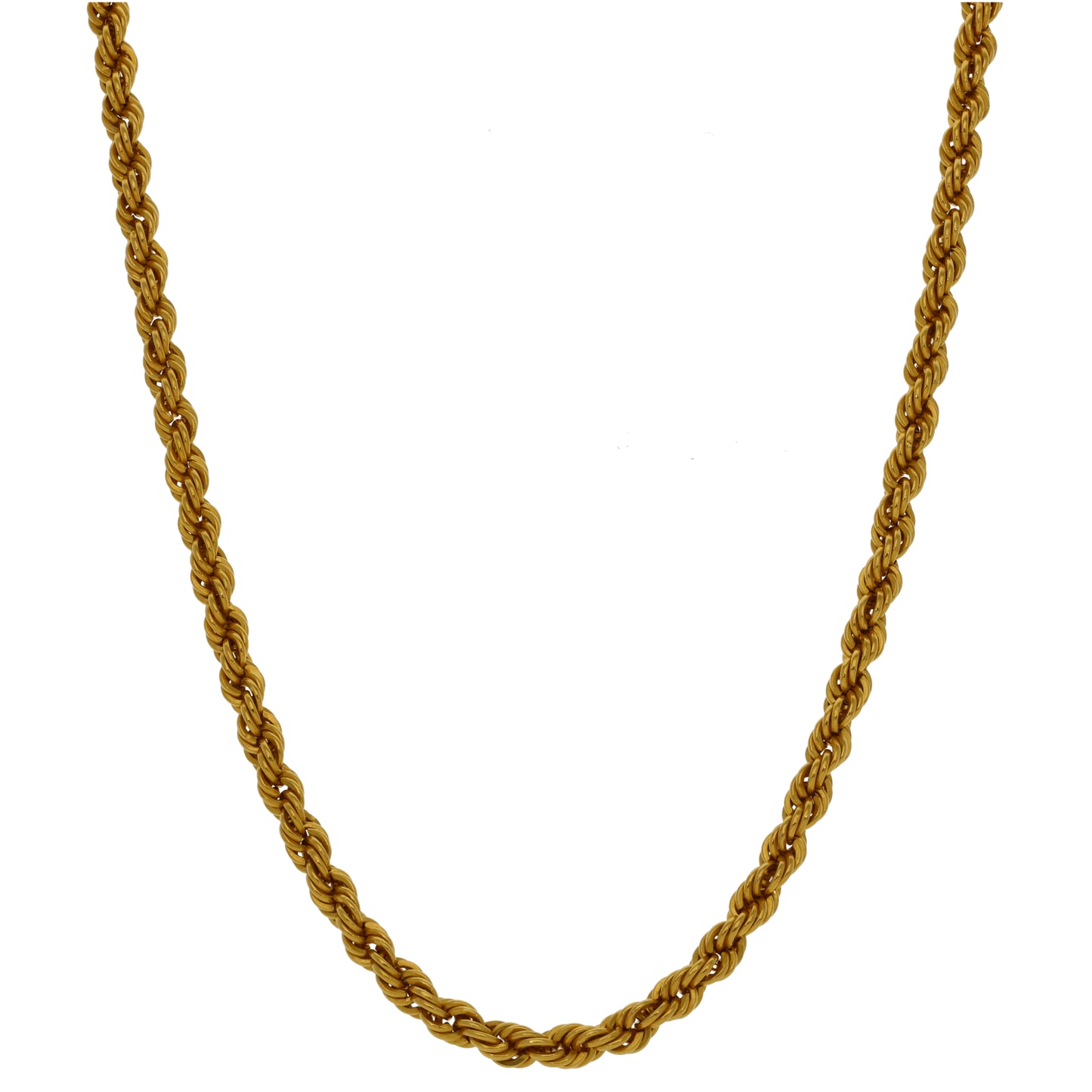 22ct Gold Rope Chain 18"