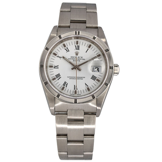 Rolex Date 15210 34mm Stainless Steel Watch