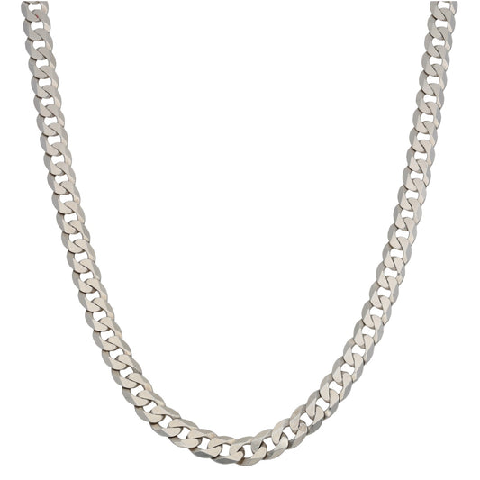 Sterling Silver Curb Chain 30"