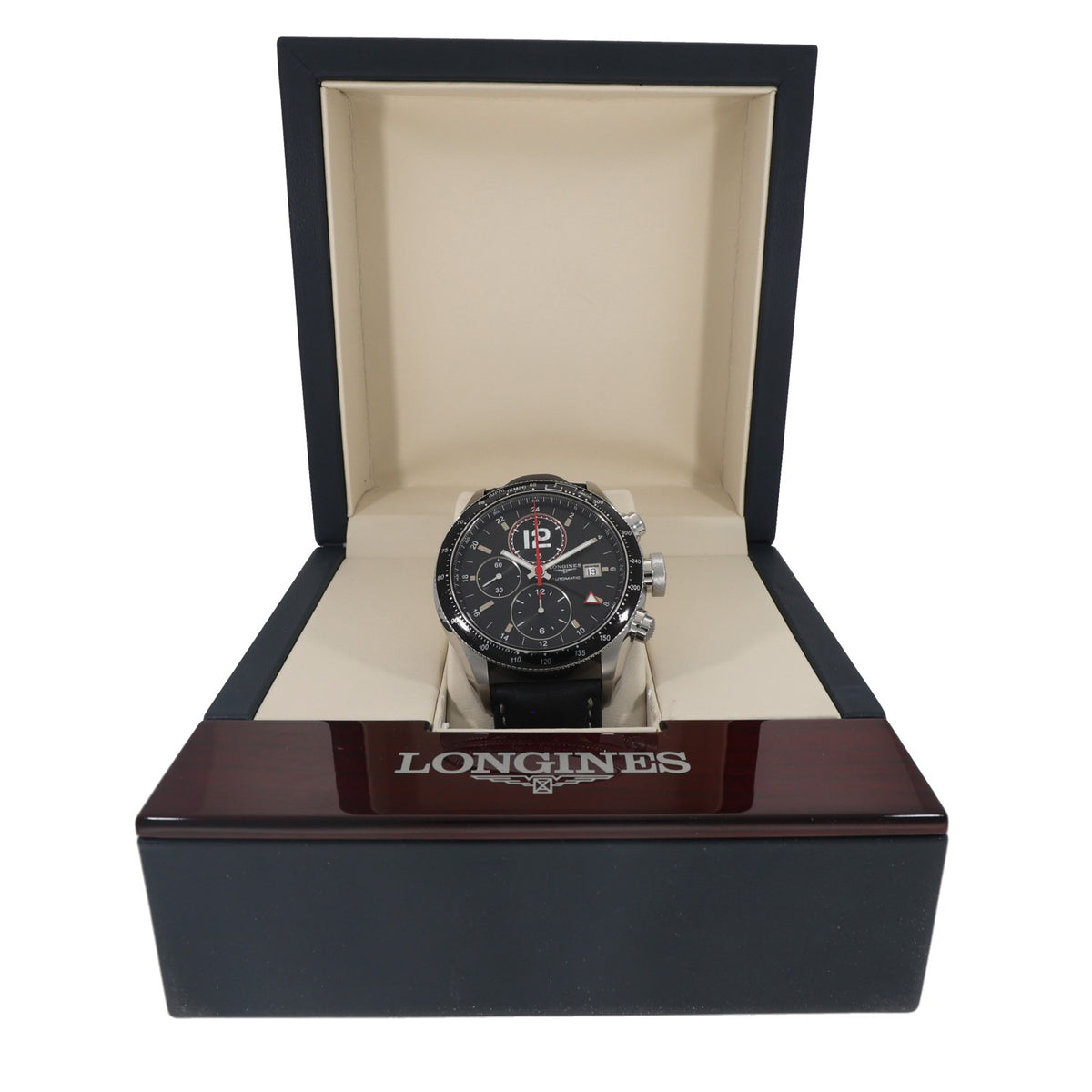 Longines GrandeVitesse Chronograph L3.637.4 44mm Stainless Steel Watch