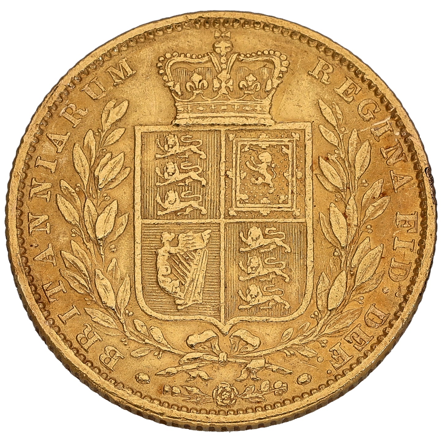 22ct Gold Queen Victoria Full Sovereign Coin 1863