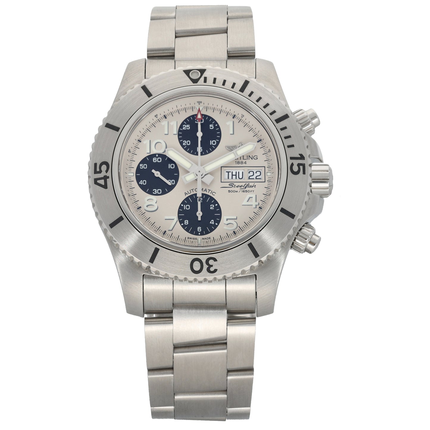 Breitling Superocean II A13341 44mm Stainless Steel Watch