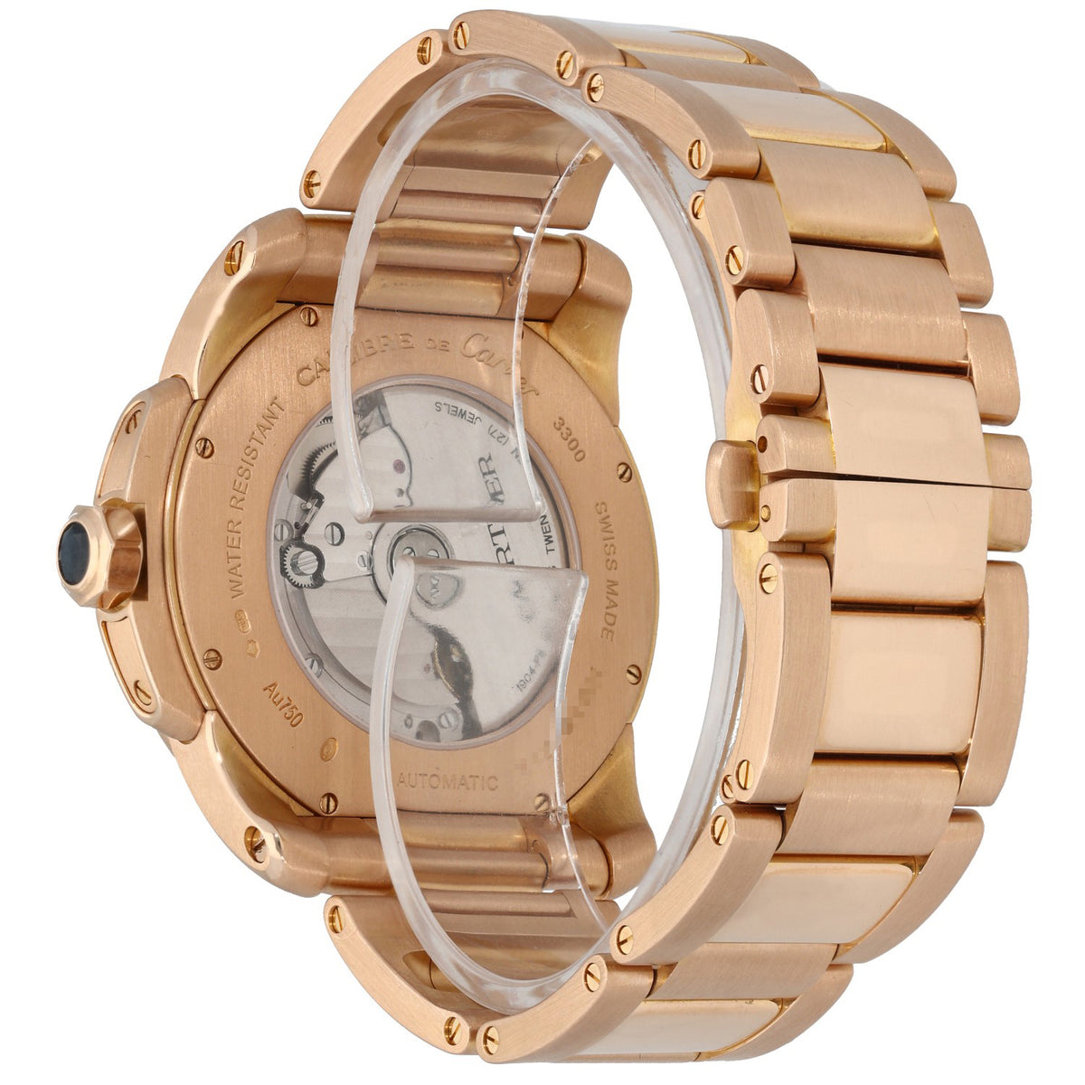 Cartier Calibre De Cartier 3300 42mm Rose Gold Watch