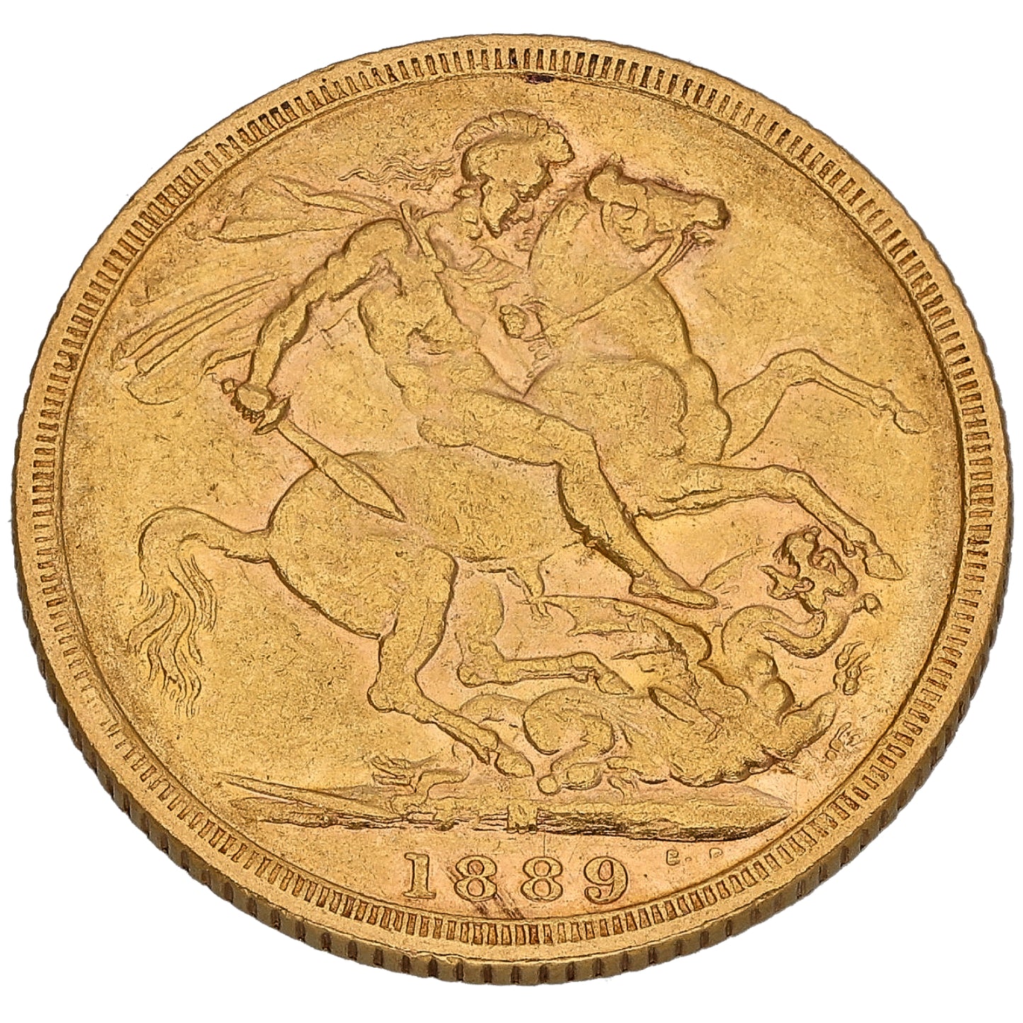 22ct Gold Queen Victoria Full Sovereign Coin 1889