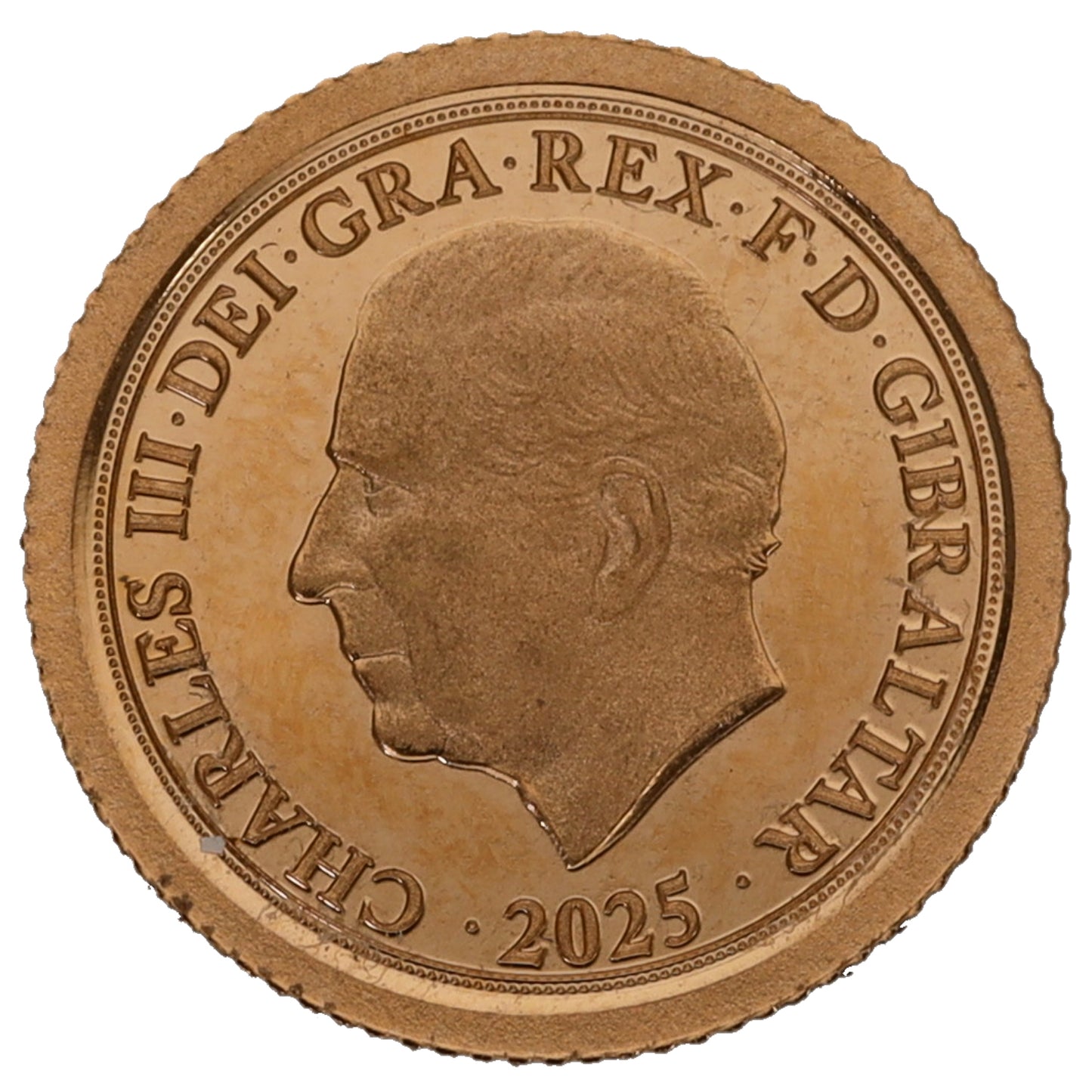 22ct Gold King Charles III Eighth Sovereign Coin 2025