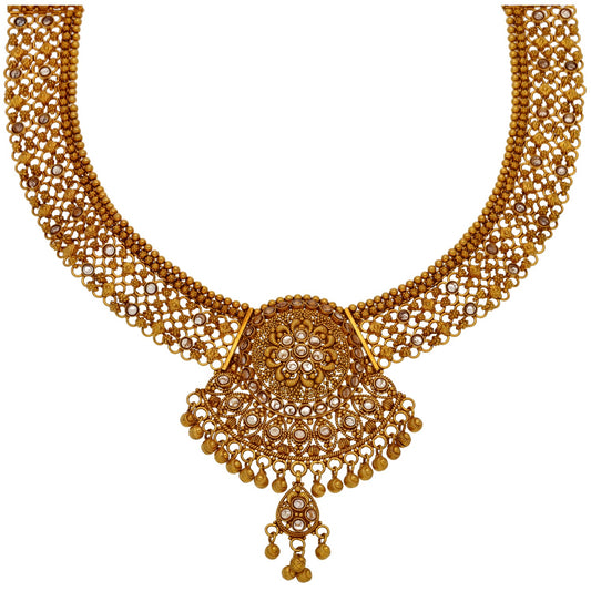 22ct Gold Imitation Gems Fancy Necklace Other