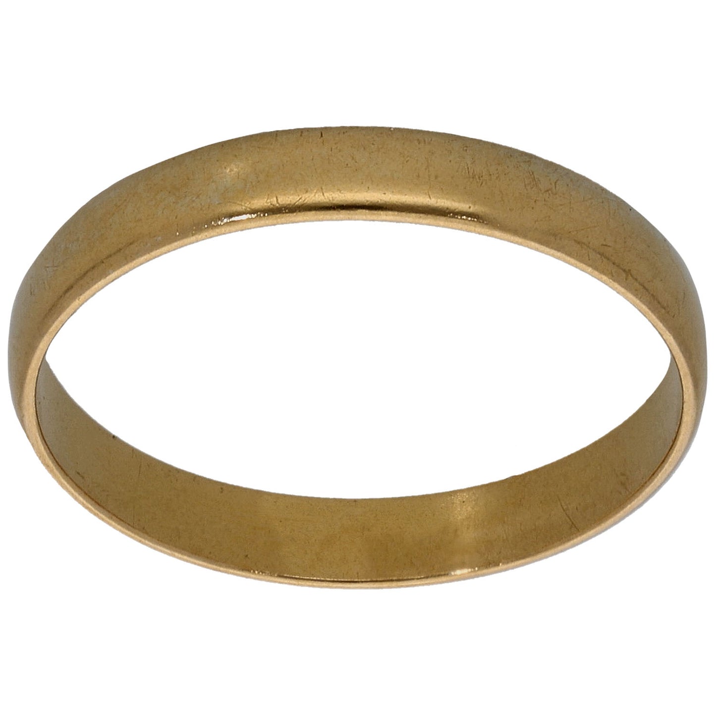 22ct Gold Plain Wedding Ring Size P
