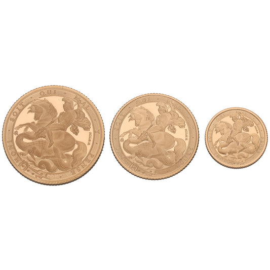 22ct Gold East India Company Sovereign Coin Set 2025