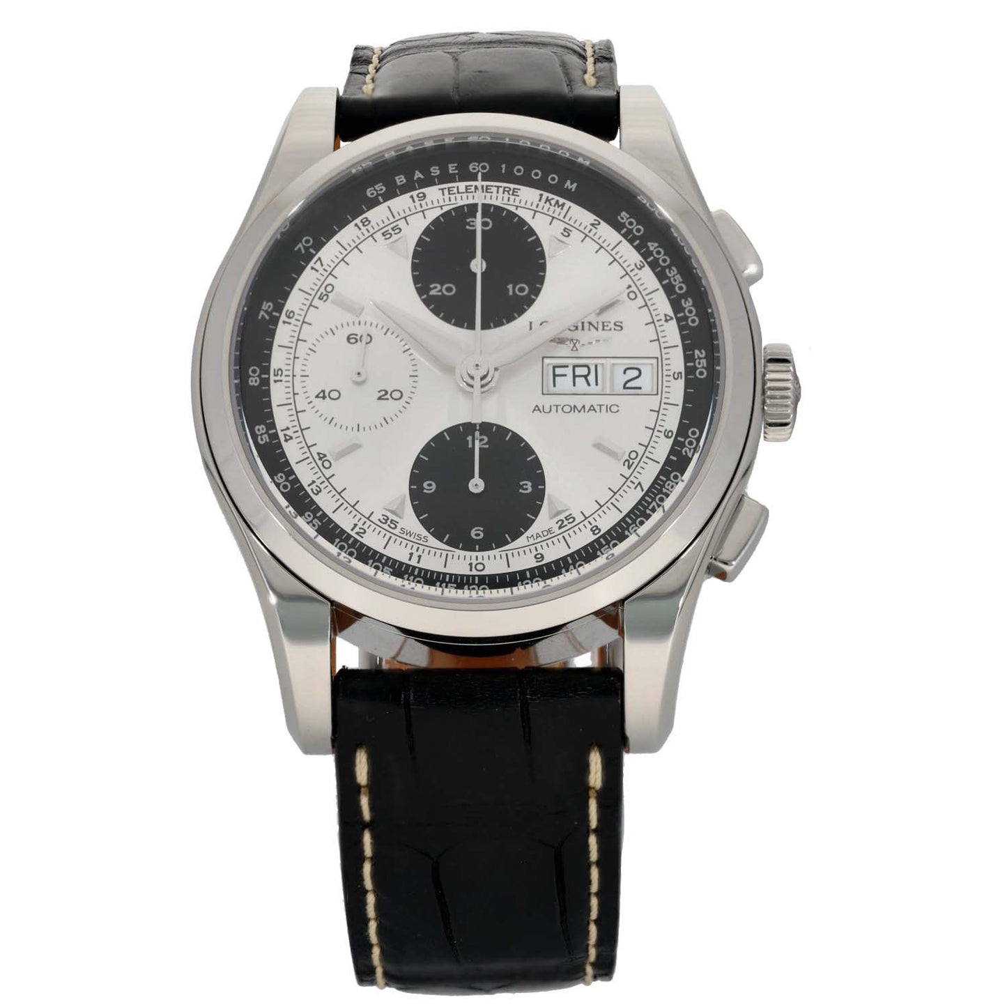Longines Heritage L2.747.4 40mm Stainless Steel Watch