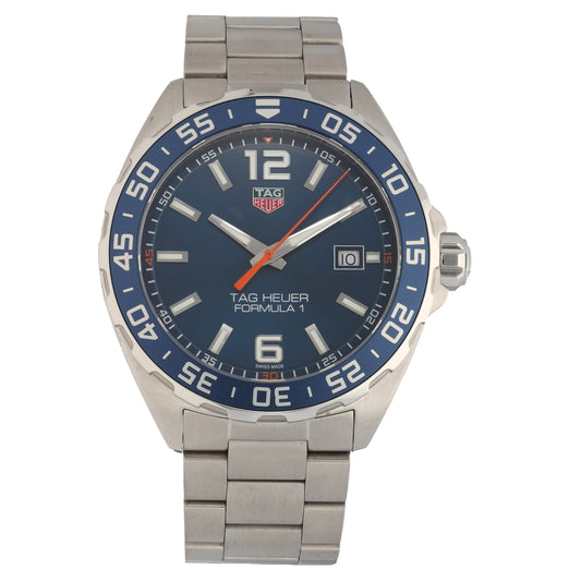 Tag Heuer Formula 1 WAZ1010 43mm Stainless Steel Watch