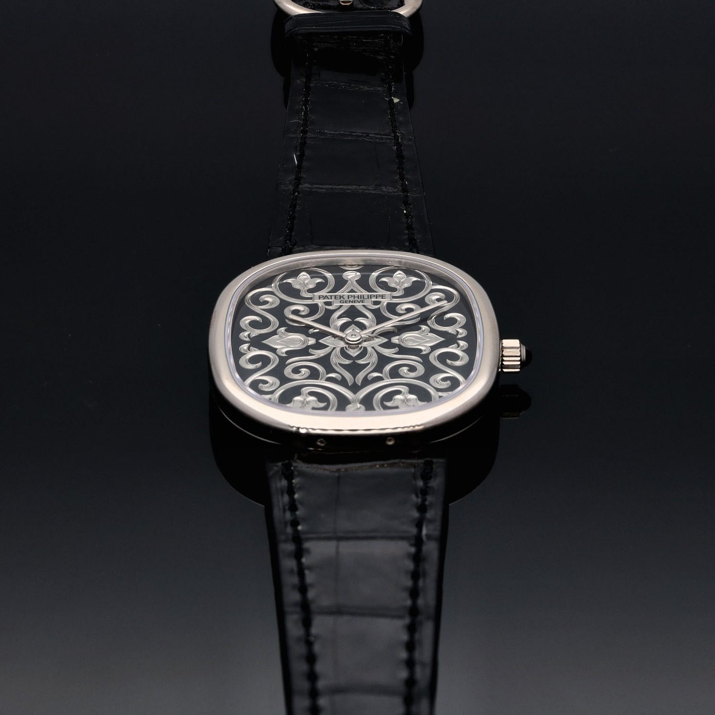 Patek Philippe Golden Eclipse Rare Handcrafts 5738/51G-001 34.5mm White Gold Watch