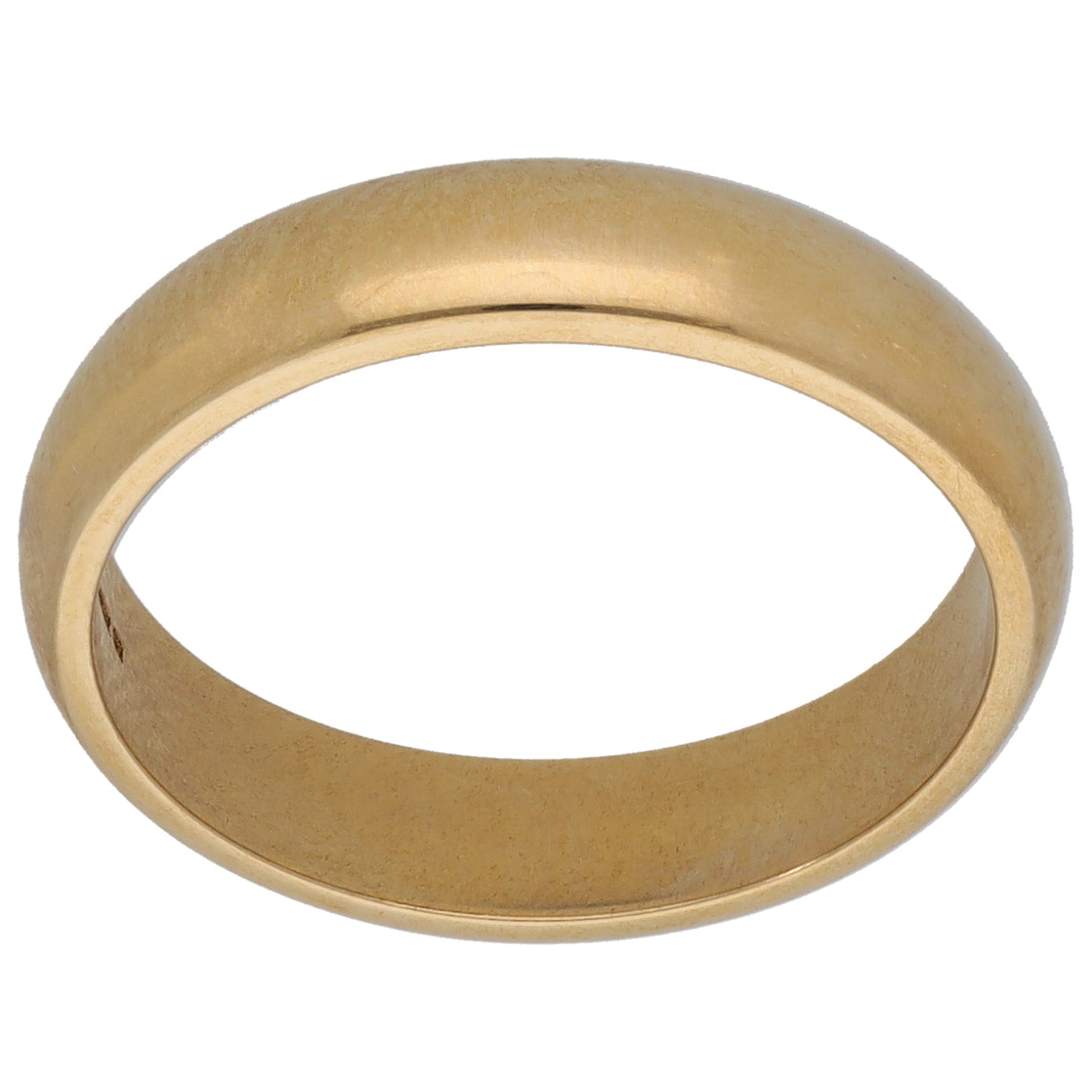 9ct Gold Plain Wedding Ring Size M