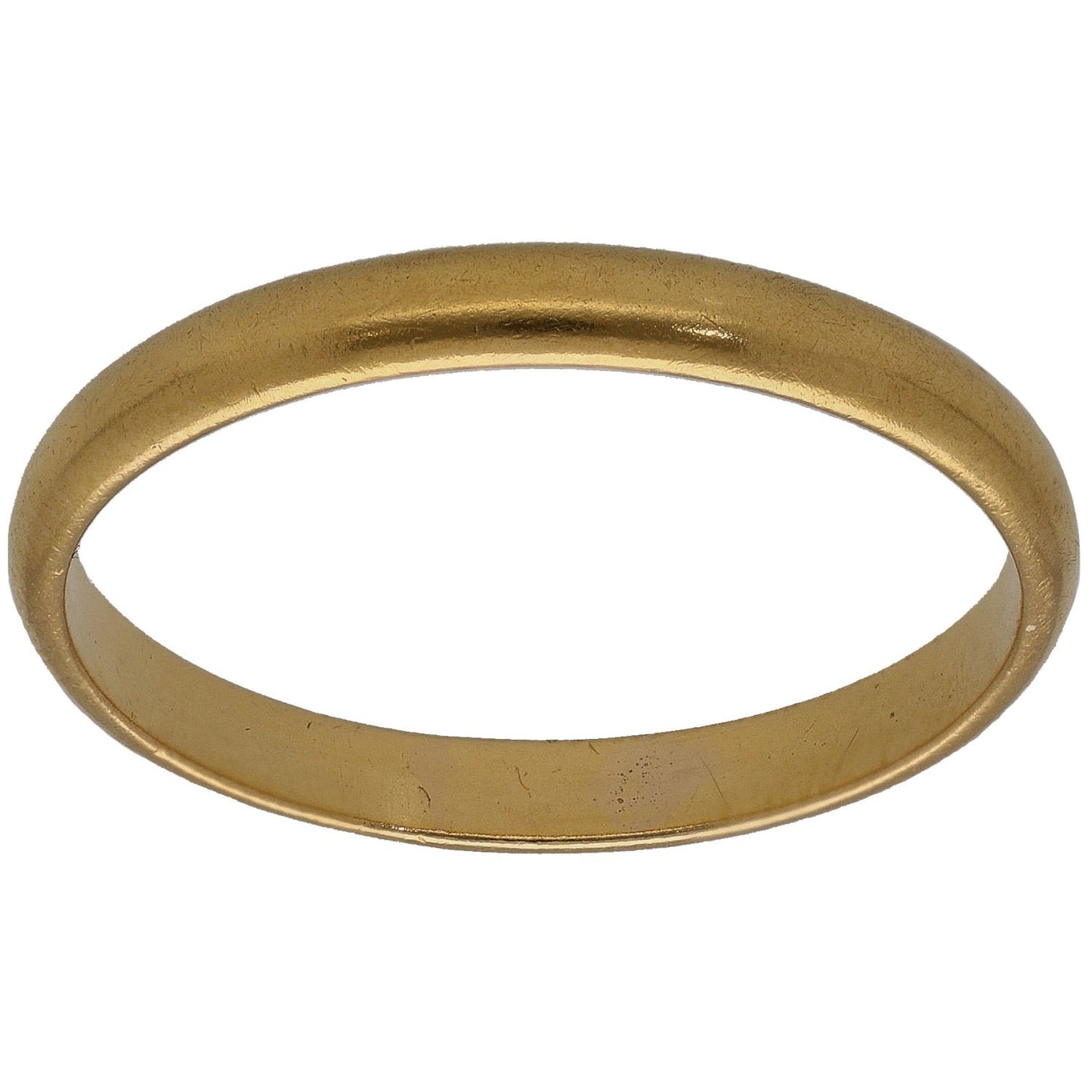 22ct Gold Plain Wedding Ring Size V