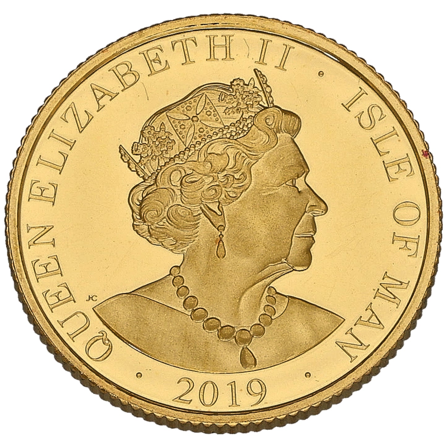 24ct Gold Isle Of Man 1/10 OZ Angel Coin 2019