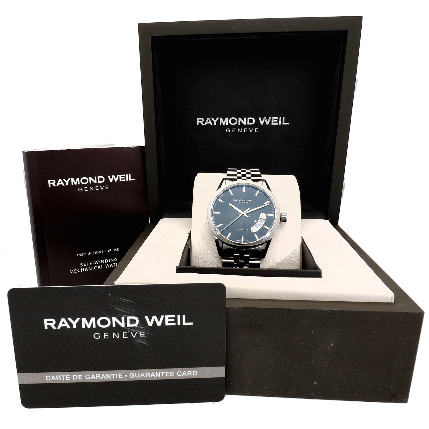 Raymond Weil Freelancer 27702 38mm Stainless Steel Watch