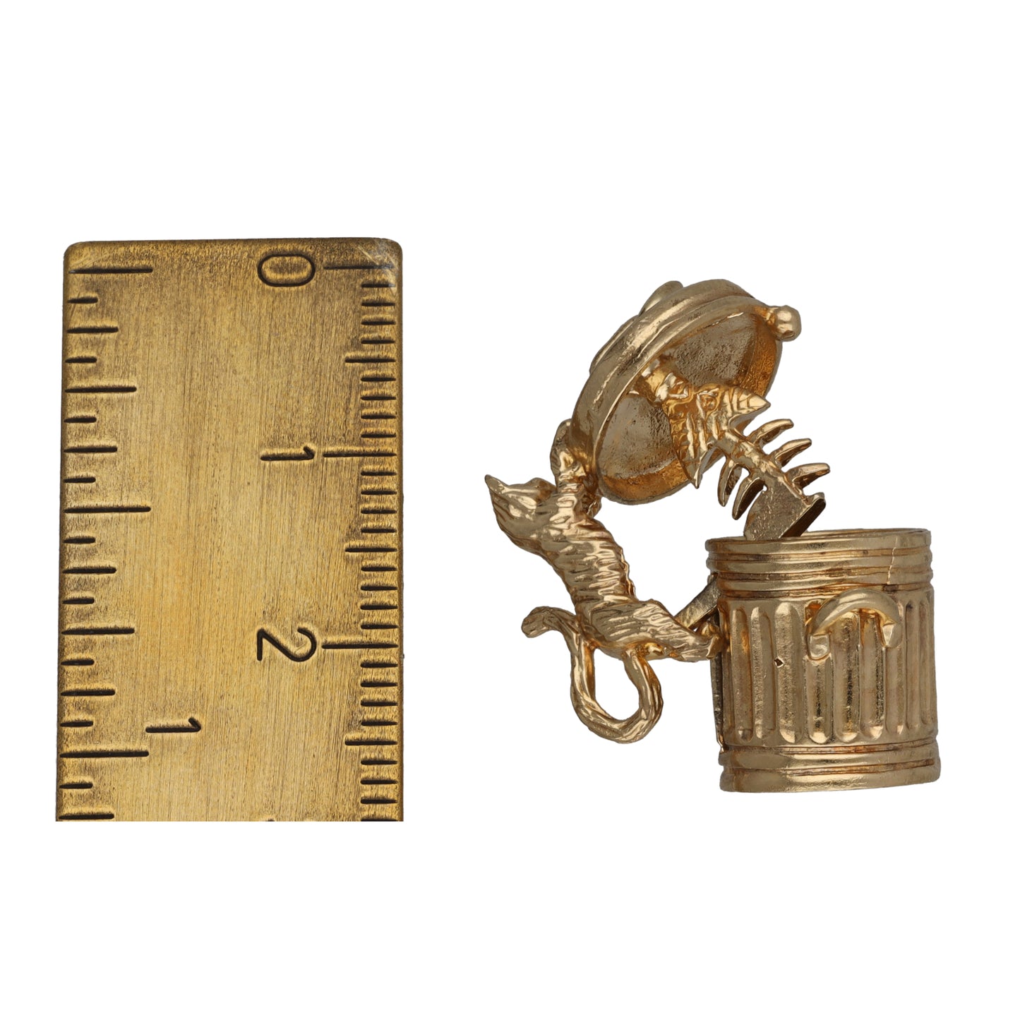 9ct Gold Cat Pendant