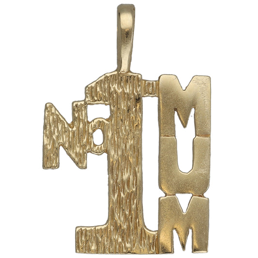 9ct Gold Mum/Mother Pendant