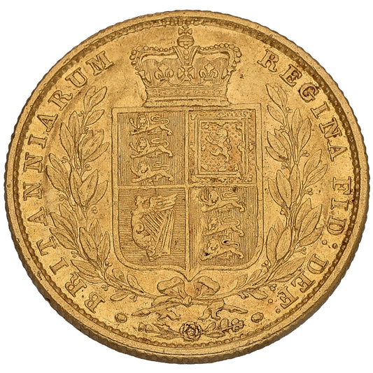 22ct Gold Queen Victoria Full Sovereign Coin 1853
