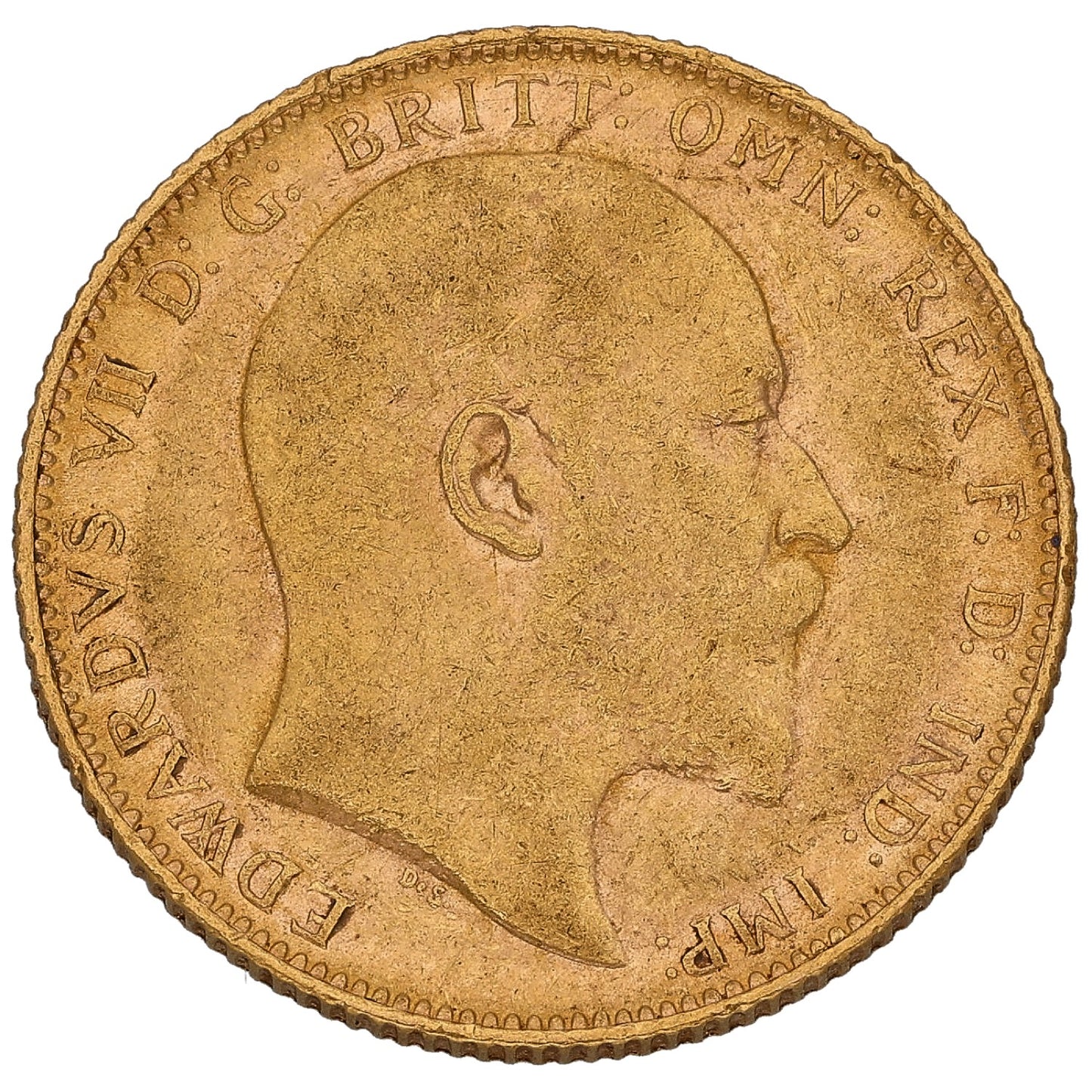 22ct Gold King Edward VII Full Sovereign Coin 1904