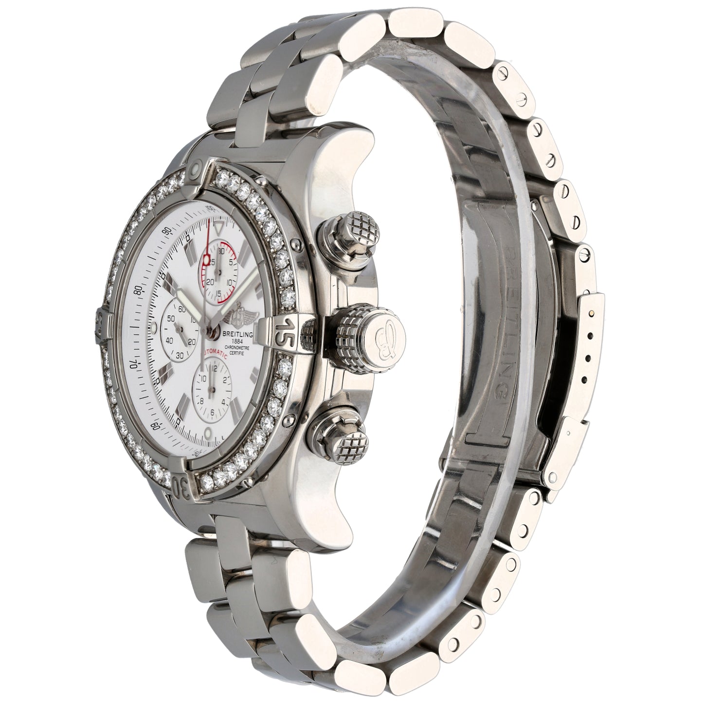 Breitling Super Avenger A13370 48mm Stainless Steel Watch