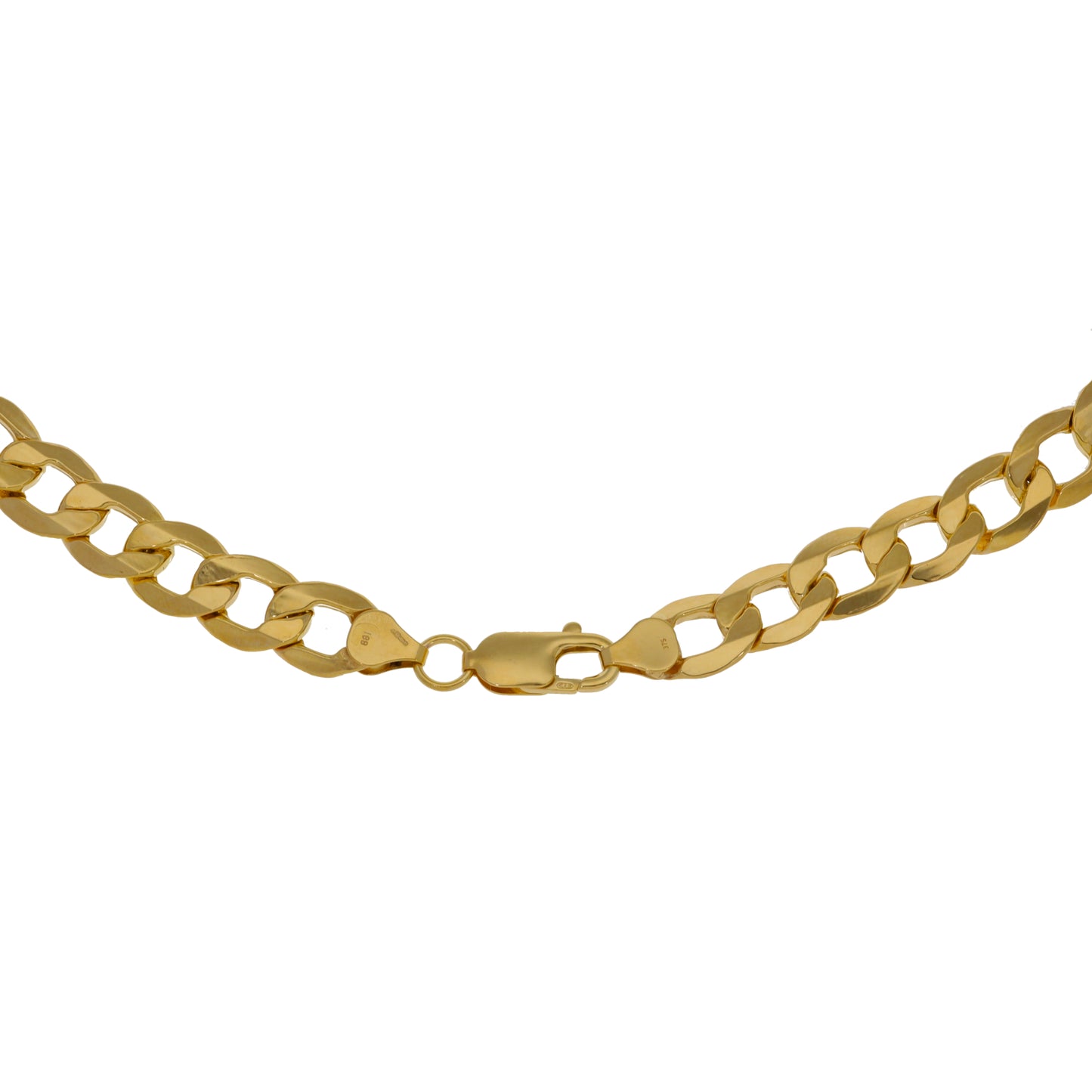 New 9ct Gold Curb Chain 24"