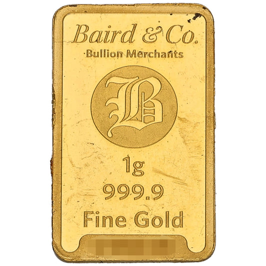 24ct 1g Gold Bar
