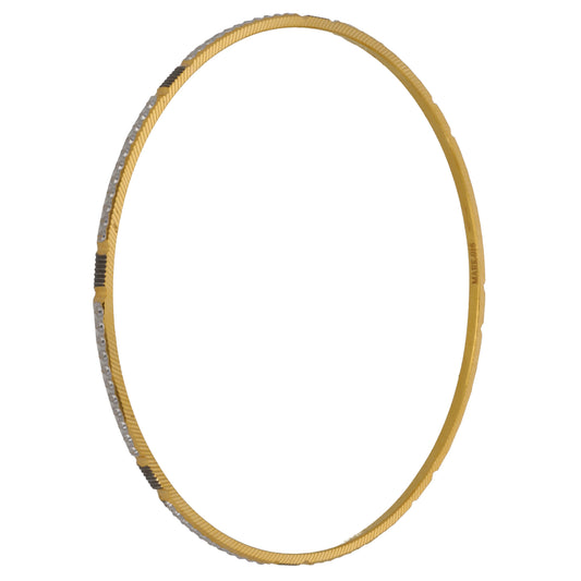 22ct Bi-Colour Gold Bangle