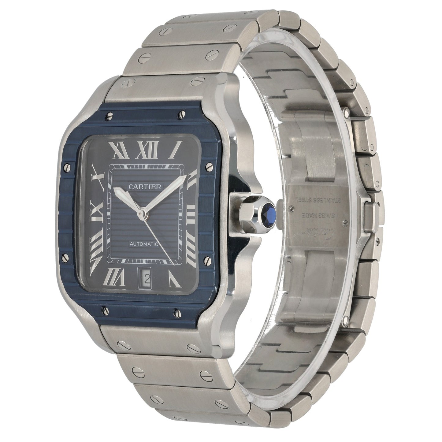 Cartier Santos WSSA0048 39.8mm Stainless Steel Watch