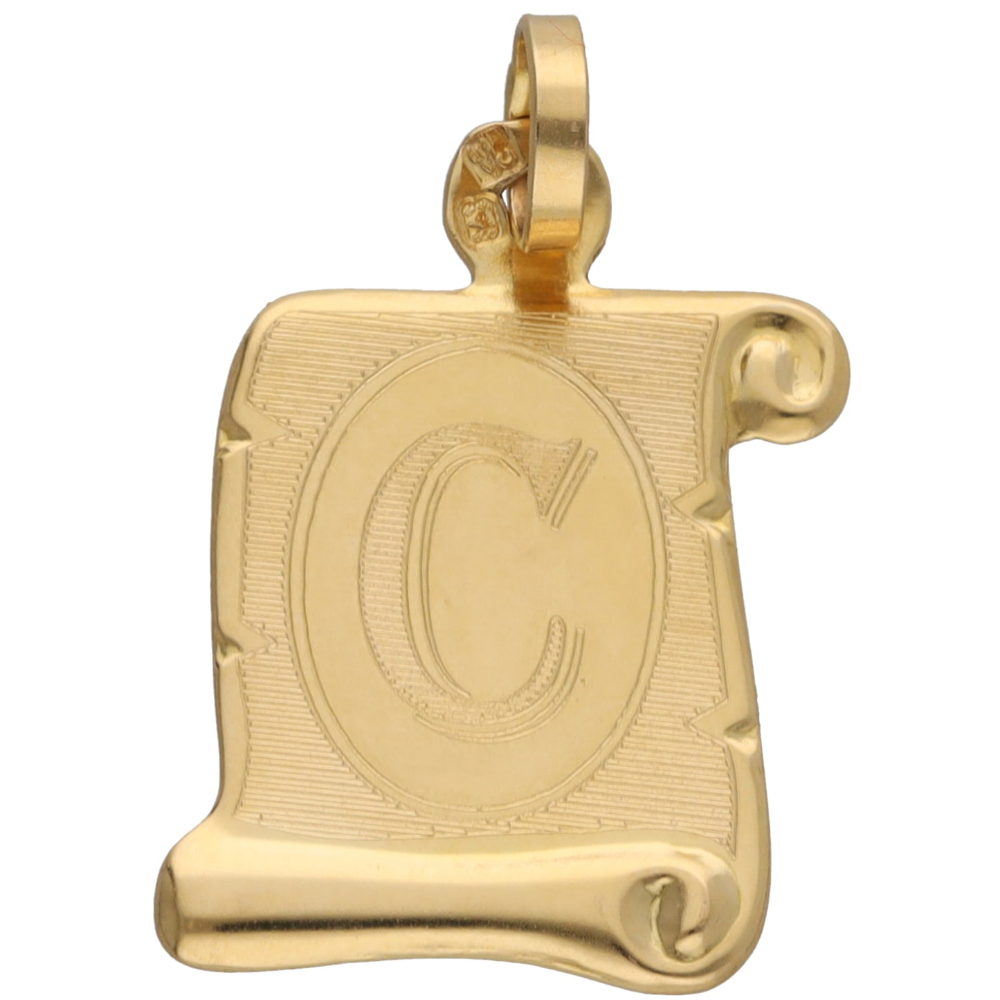 18ct Gold Initial C Pendant