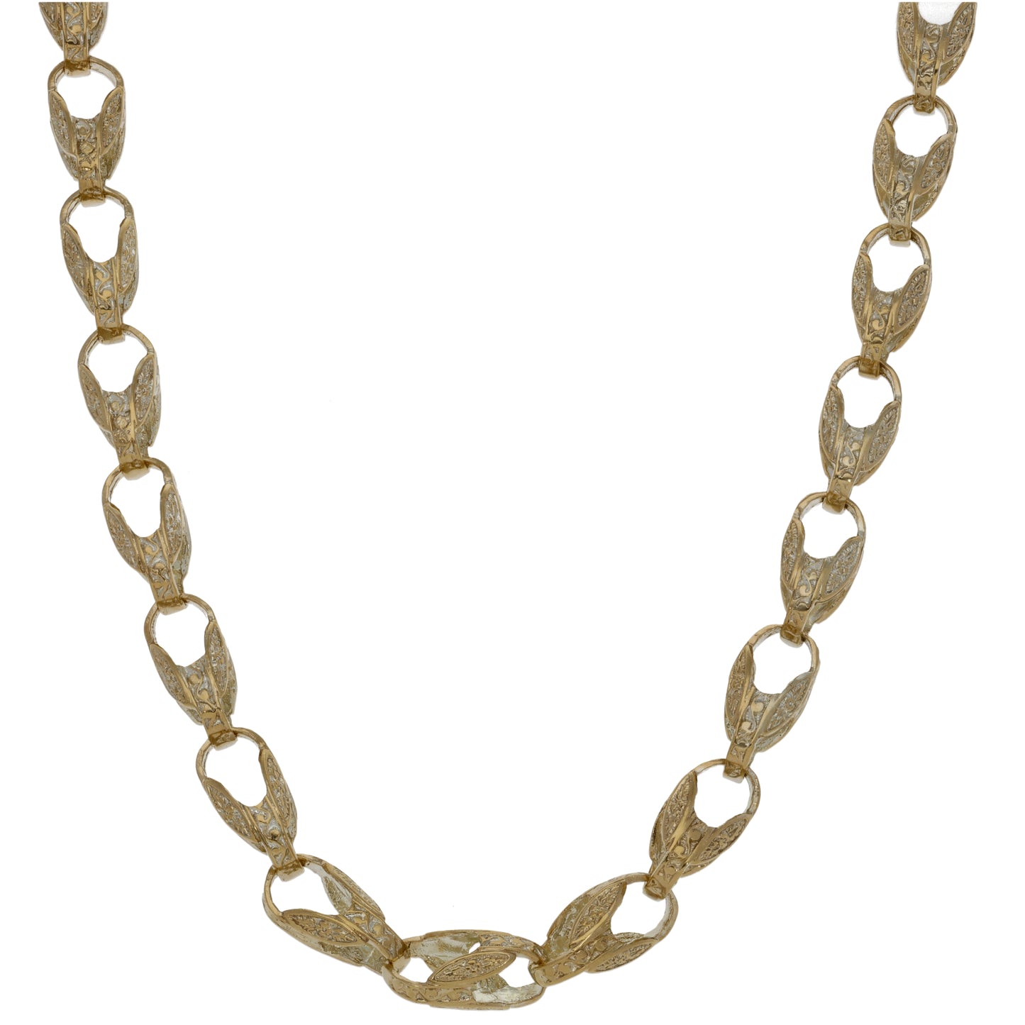 9ct Gold Tulip Chain 28"