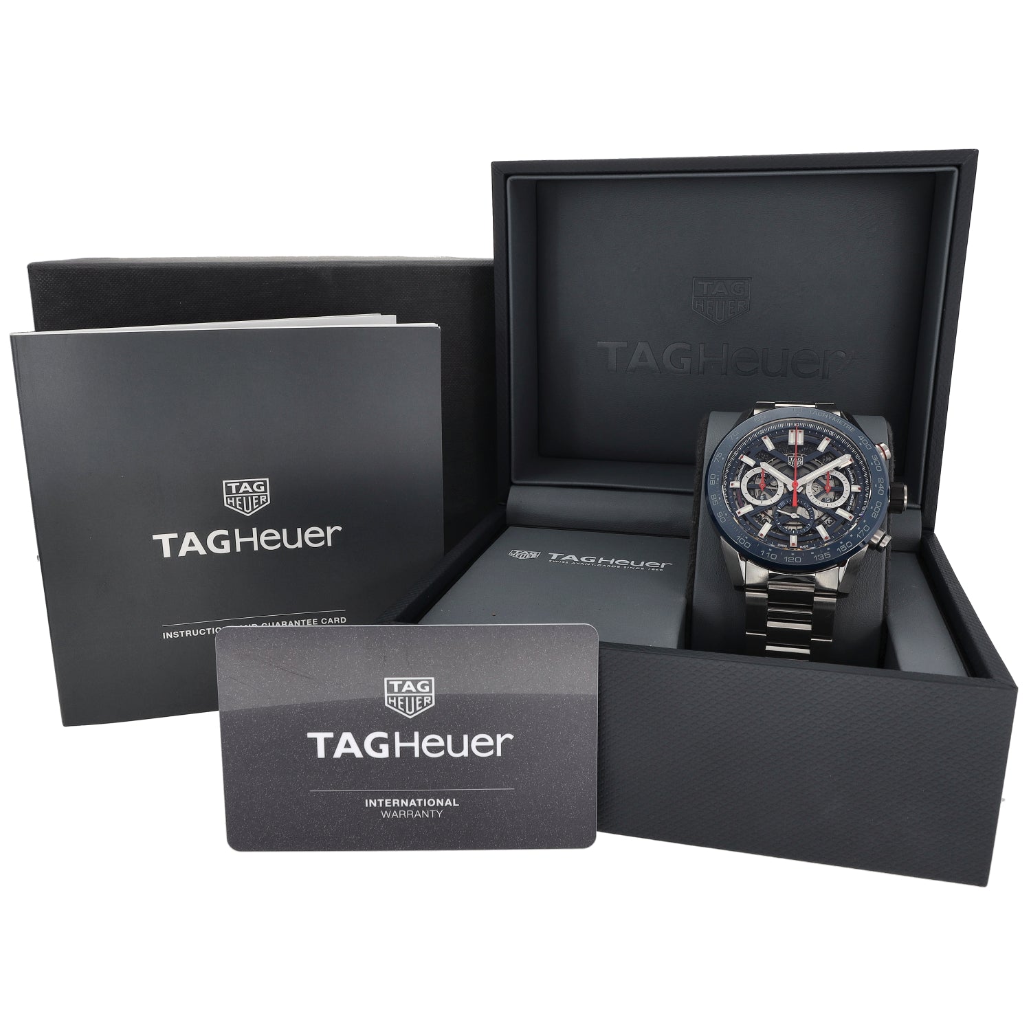 Tag Heuer Carrera CBG2A11 45mm Stainless Steel Watch H T