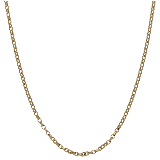 9ct Gold Curb Chain 20"