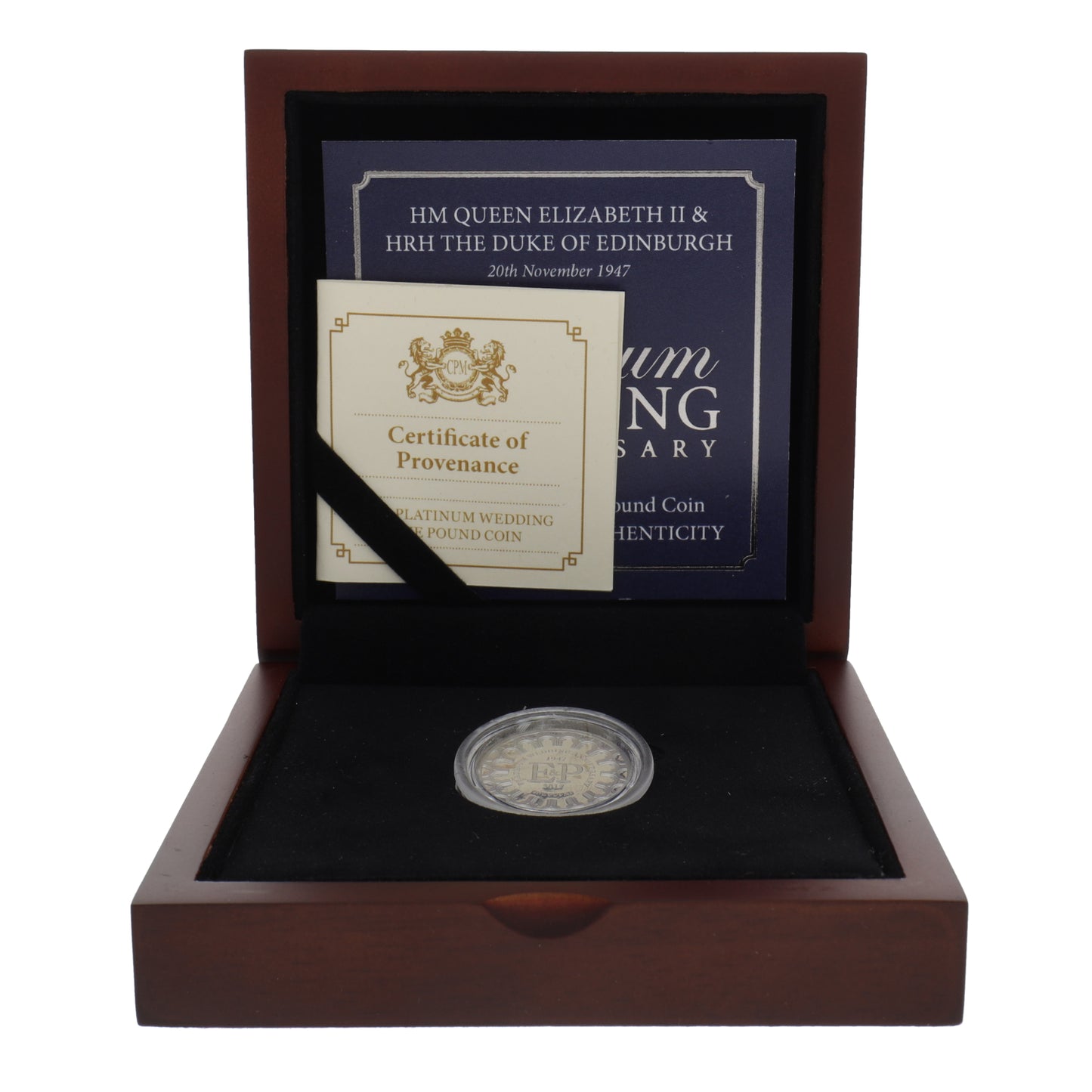 Platinum Wedding Anniversary One Pound Coin 2017