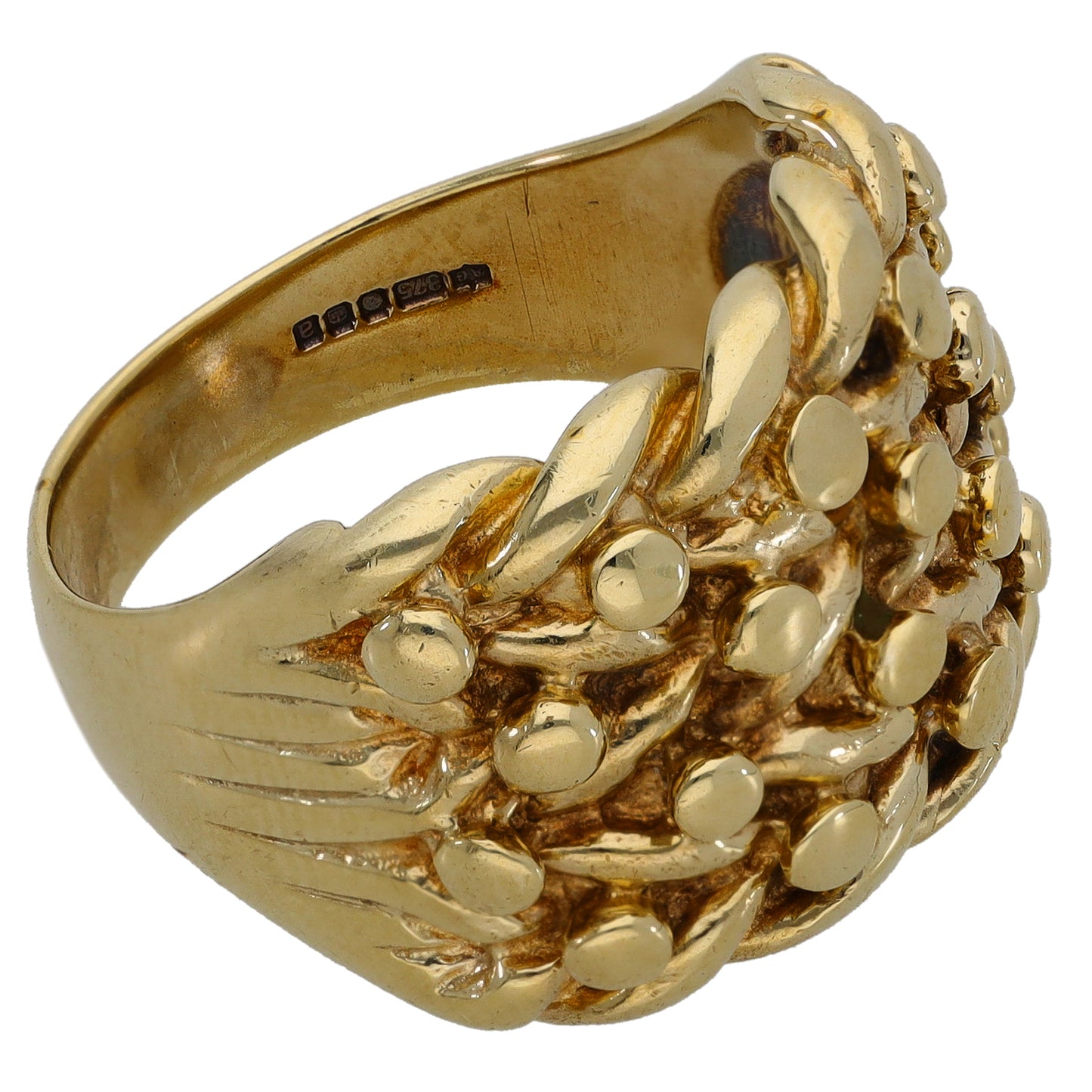 9ct Gold Keeper Ring Size U