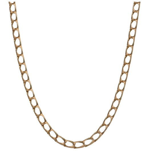 9ct Gold Curb Chain 24"