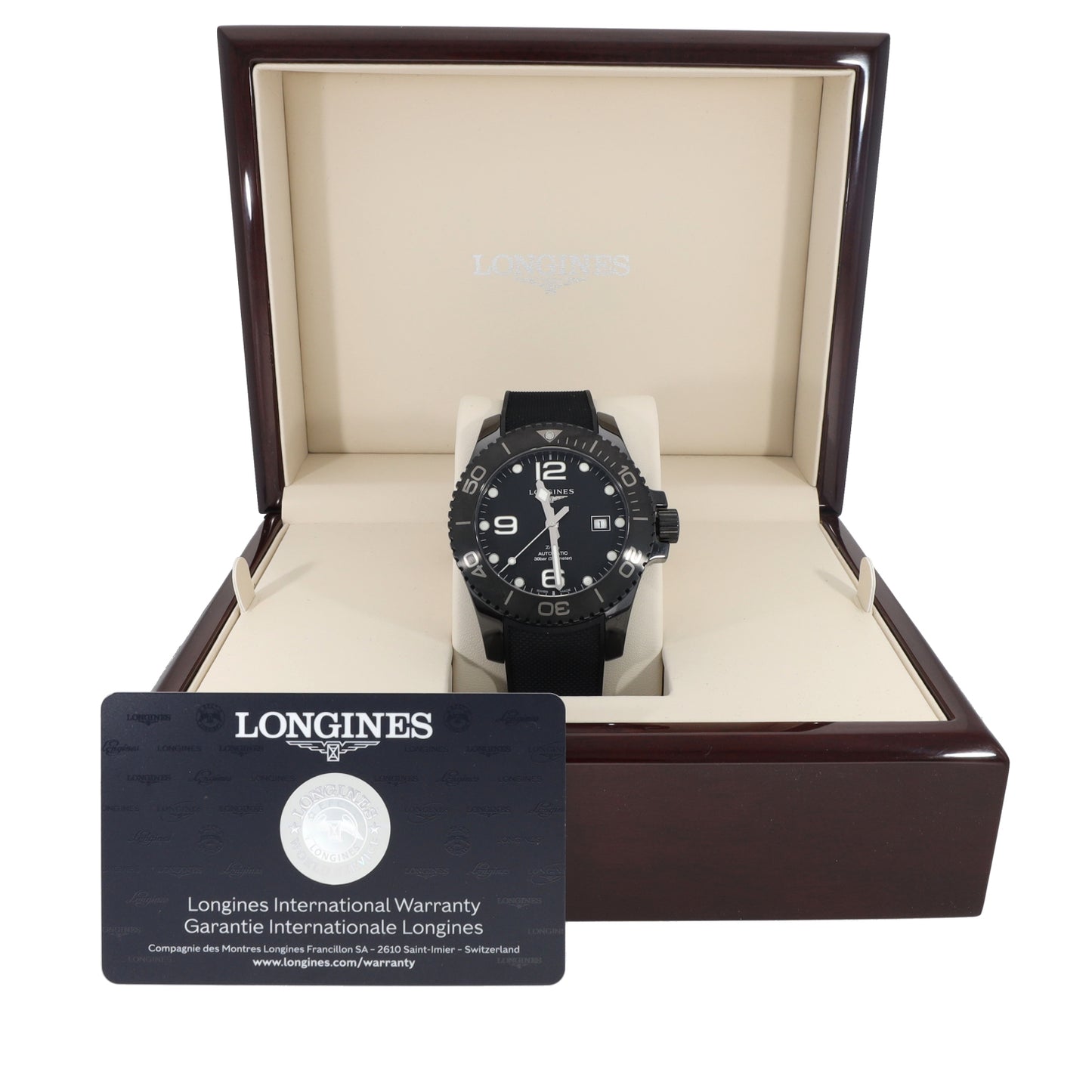 Longines Hydro Conquest 3.784.4 43mm Ceramic Watch