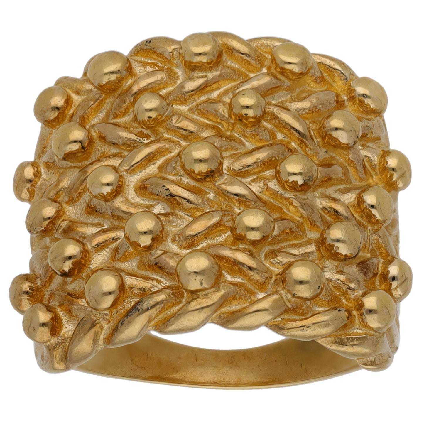 9ct Gold Keeper Ring Size S