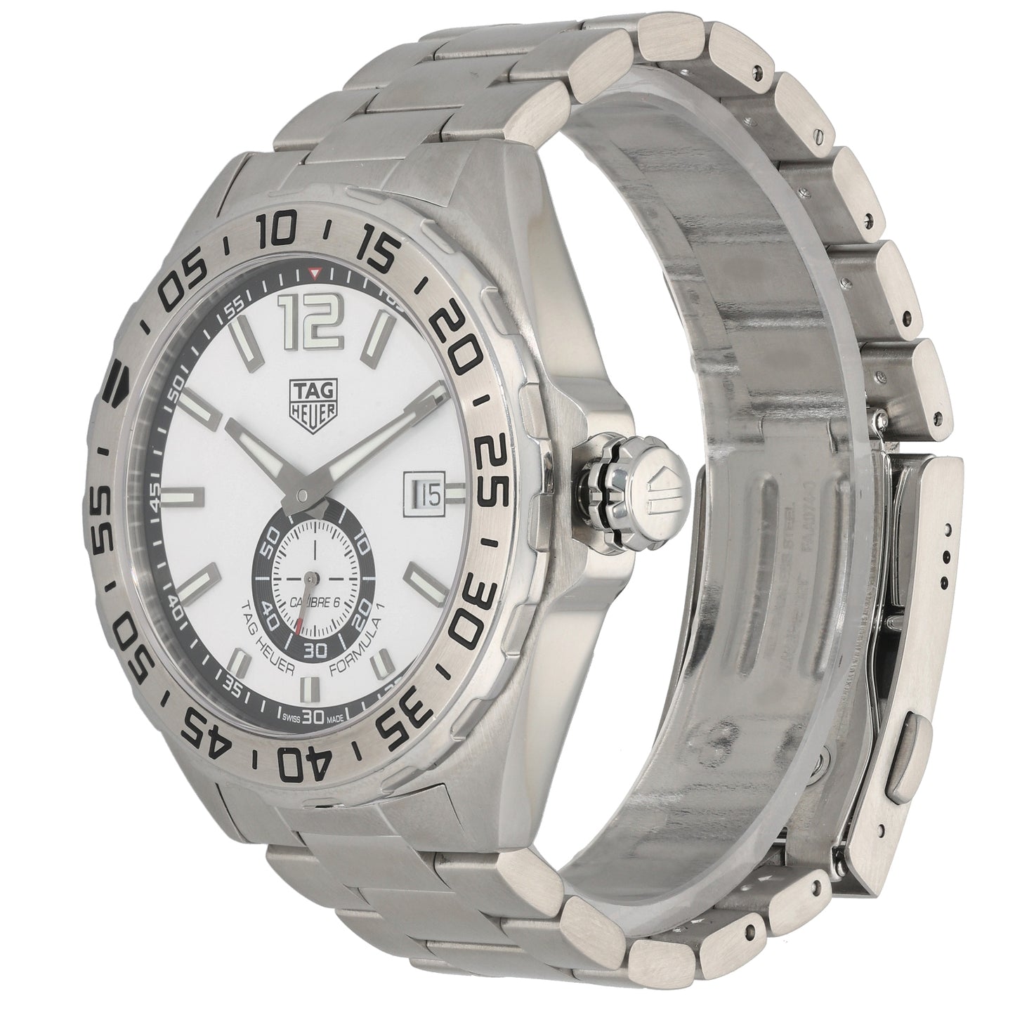 Tag Heuer Formula 1 WAZ2013 43mm Stainless Steel Watch
