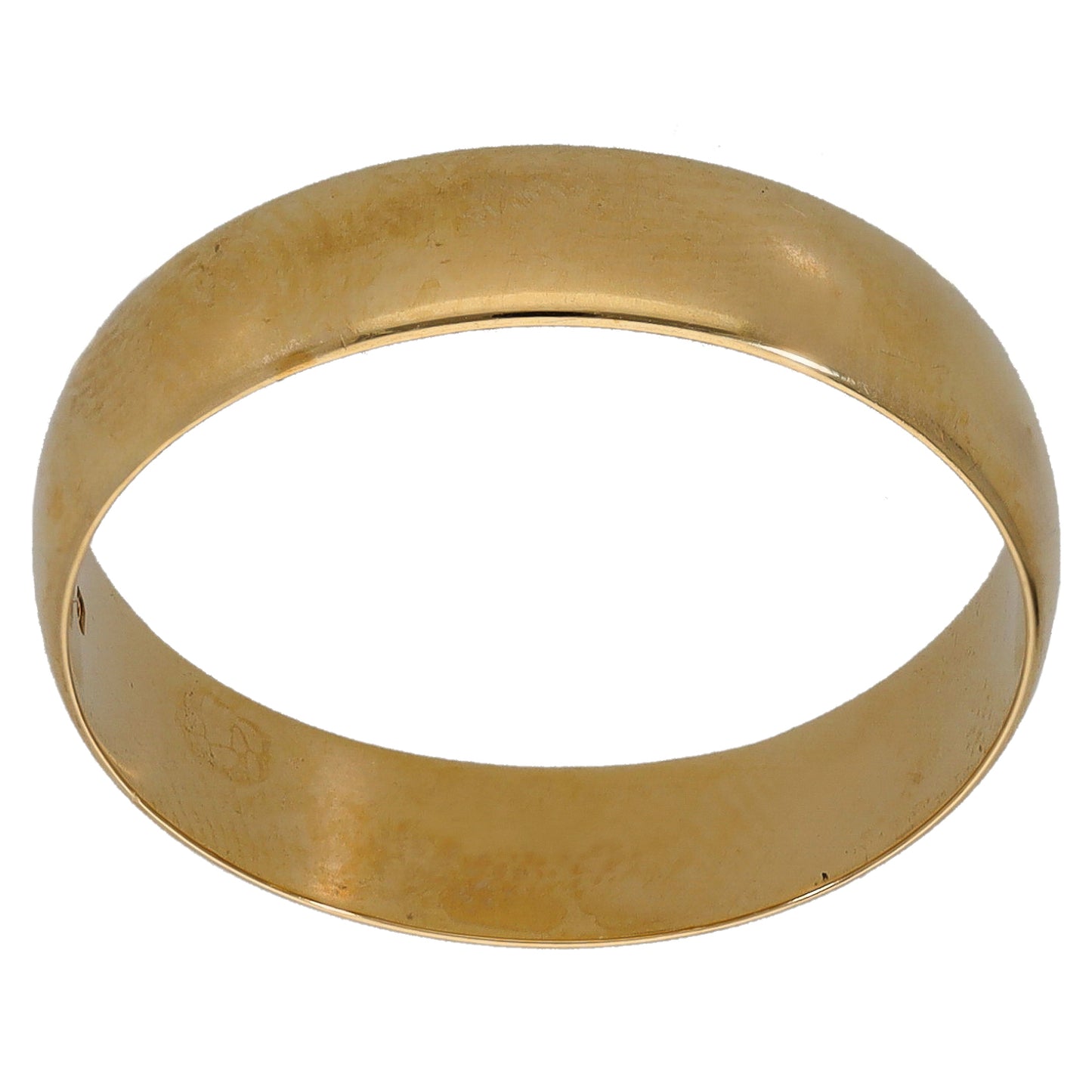 9ct Gold Plain Wedding Ring Size R