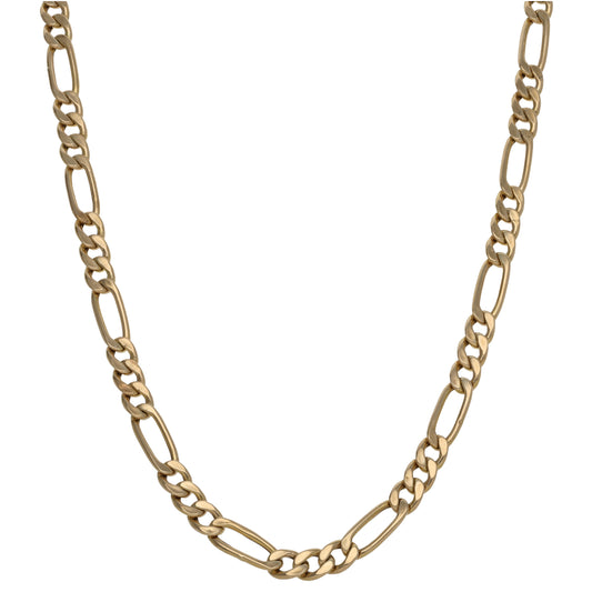 9ct Gold Figaro Chain 24"