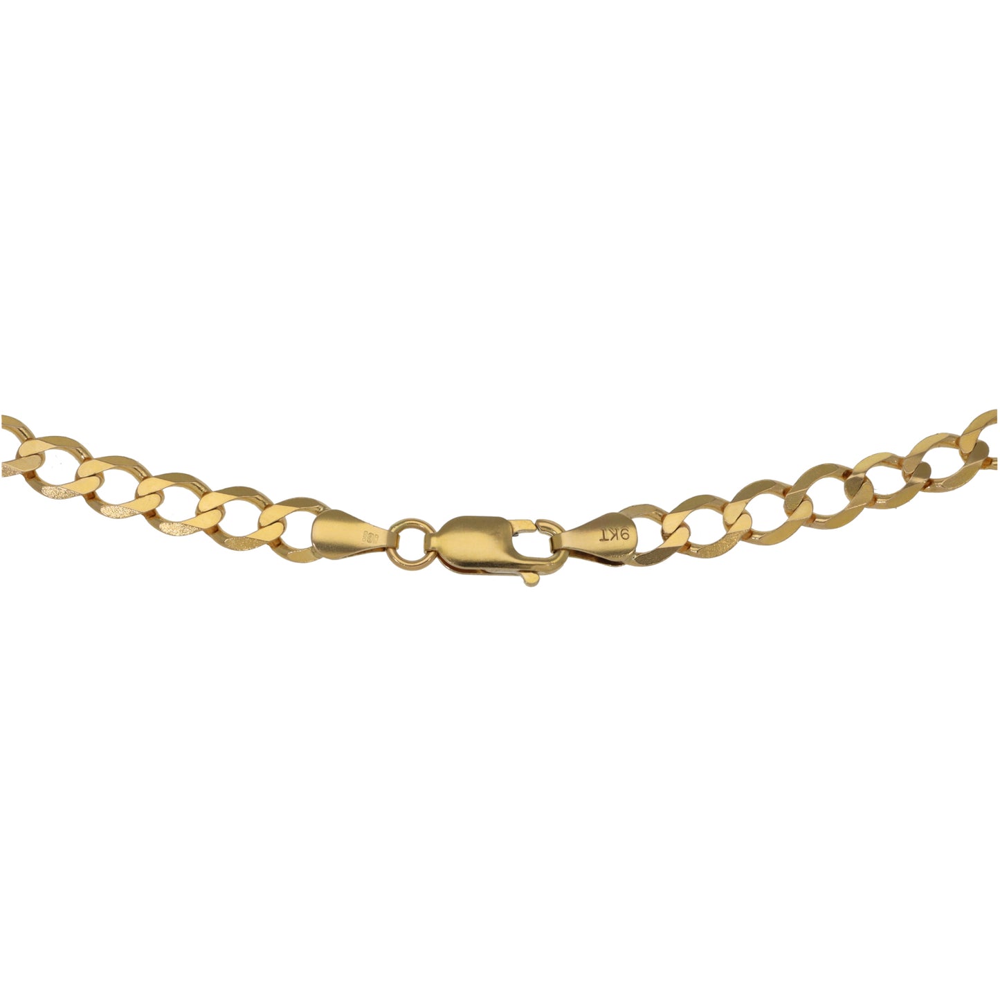 9ct Gold Curb Chain 24"
