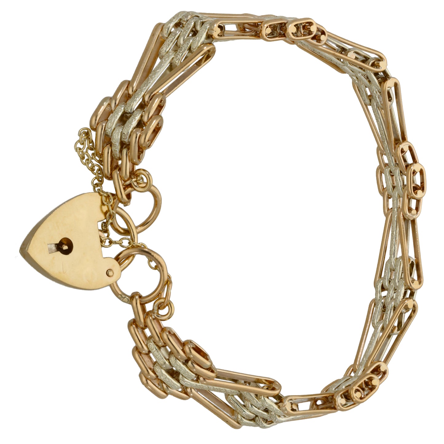 9ct Gold Gate Bracelet