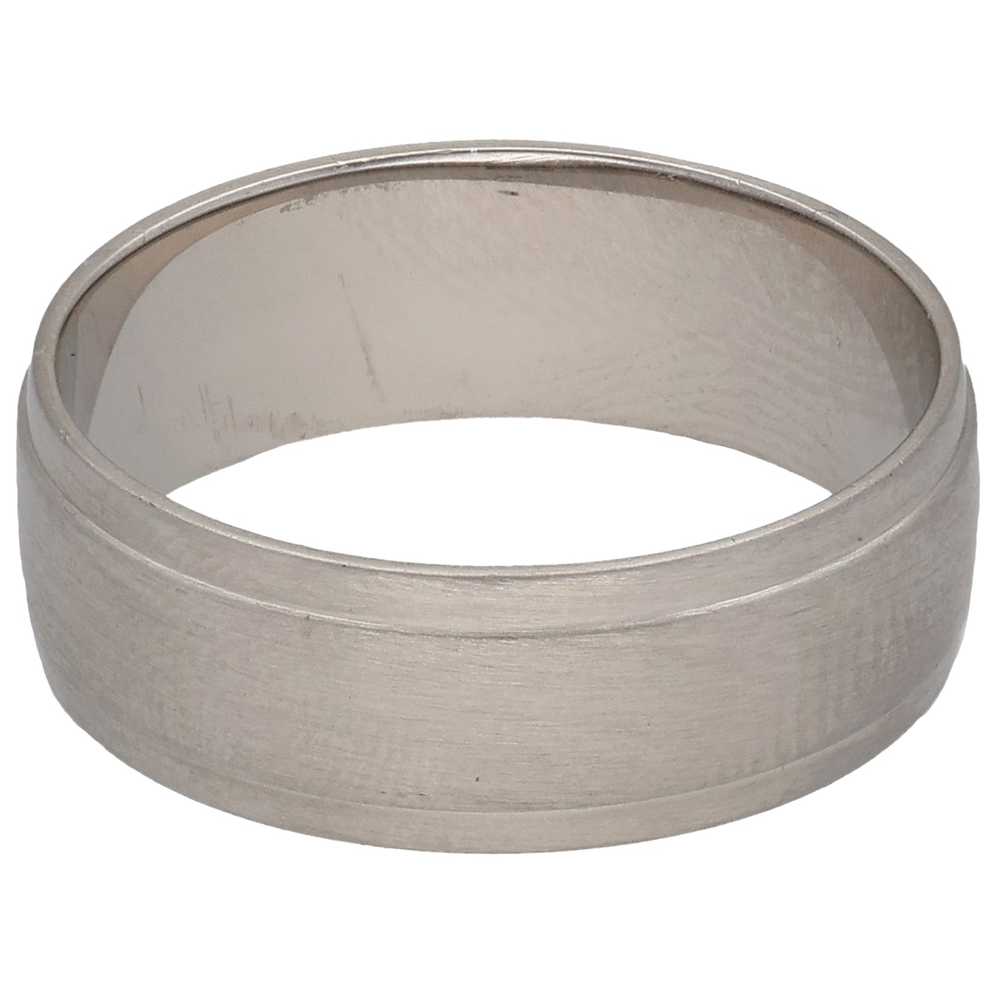 Platinum Plain Wedding Ring Size T