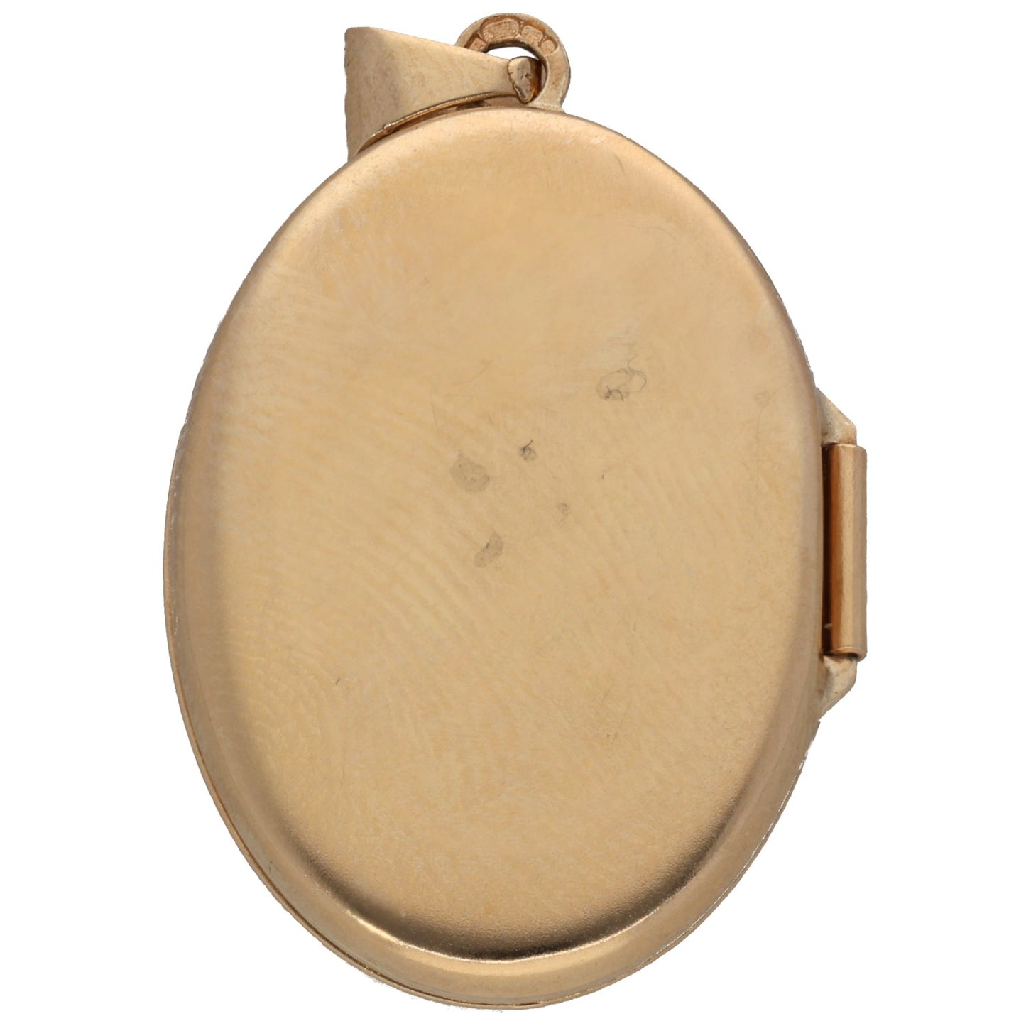9ct Gold Patterned Locket Pendant